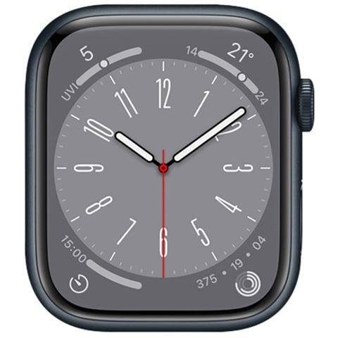 Watch Series 8 (GPS) NO STRAP, Midnight Aluminium, 45mm, C - CeX